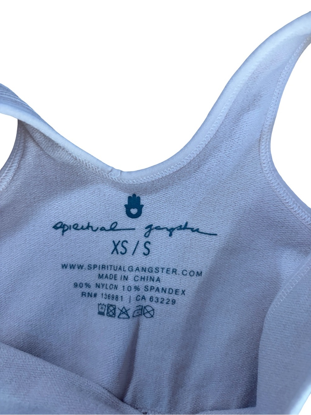 NWT SPIRITUAL GANGSTER
AMOR SEAMLESS CROP
TANK - LIGHT PINK - Picture 4 of 7